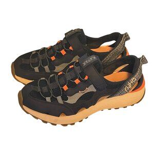 Ryka Kayak Plus Womens Mesh Adjustable Sport Sandals Navy Blue Sz 8 Hiking